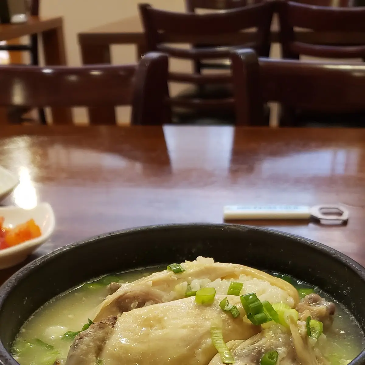 参鶏湯 Chicken Broth with Ginseng 16